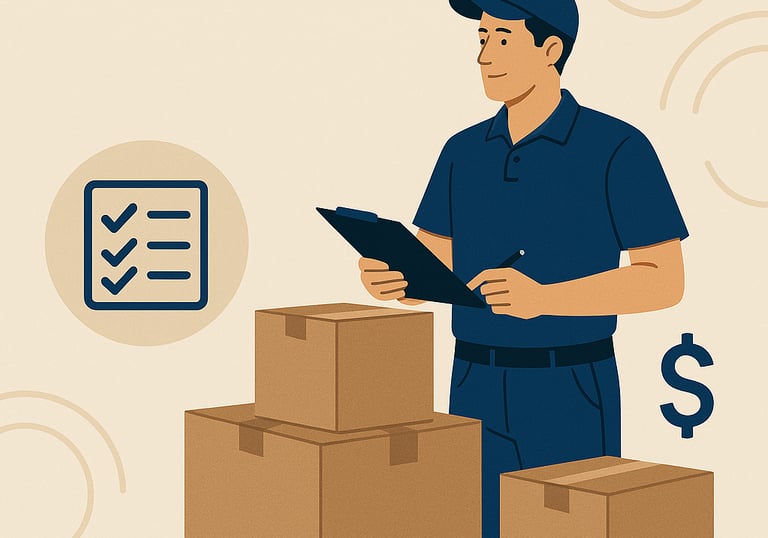 Swift Movers LLC offers tailored moving solutions starting with a free in-home estimate – image of a