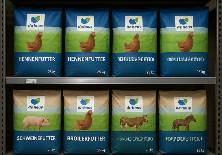 a display of a variety of different types of food