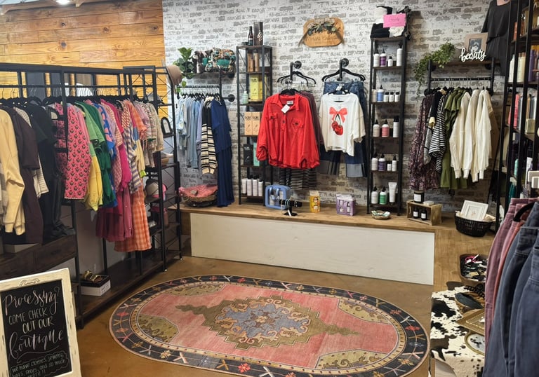 boutique at Meraki and Co salon and spa and boutique in Greer sc