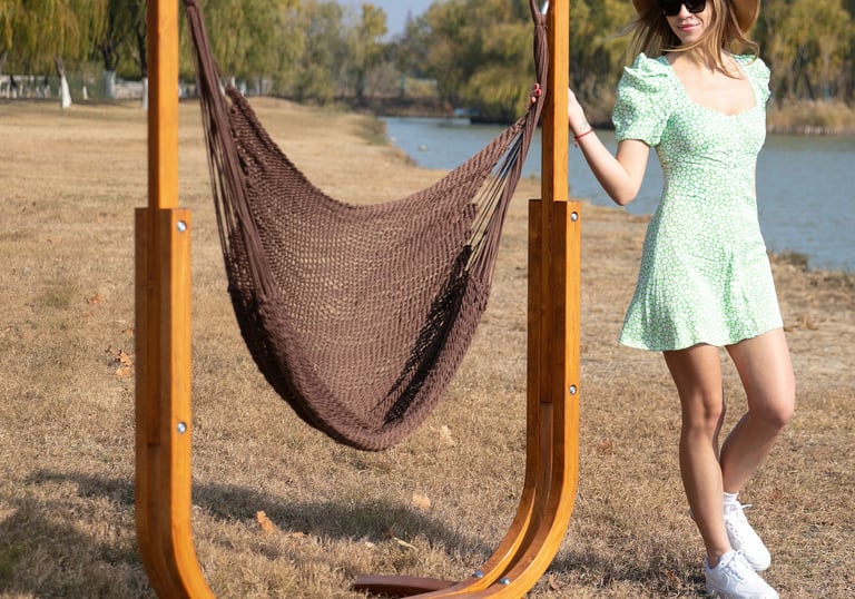 Saniwerke jumbo haven lounger hammock chair set