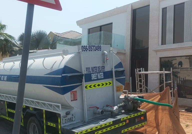 sweet water tanker supply Dubai