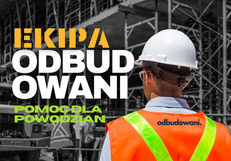 odbudowani ekipa pomoc wydarzenia Karol gnat