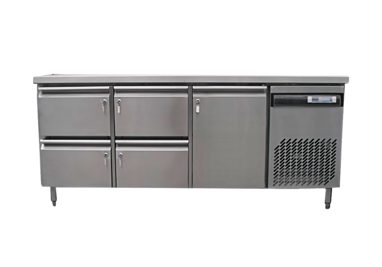 Under-Counter Refrigerator 4 Drawers + 1 Solid Door ตู้แช่สแตนเลส 4 ลิ้นชัก 1 ประตู