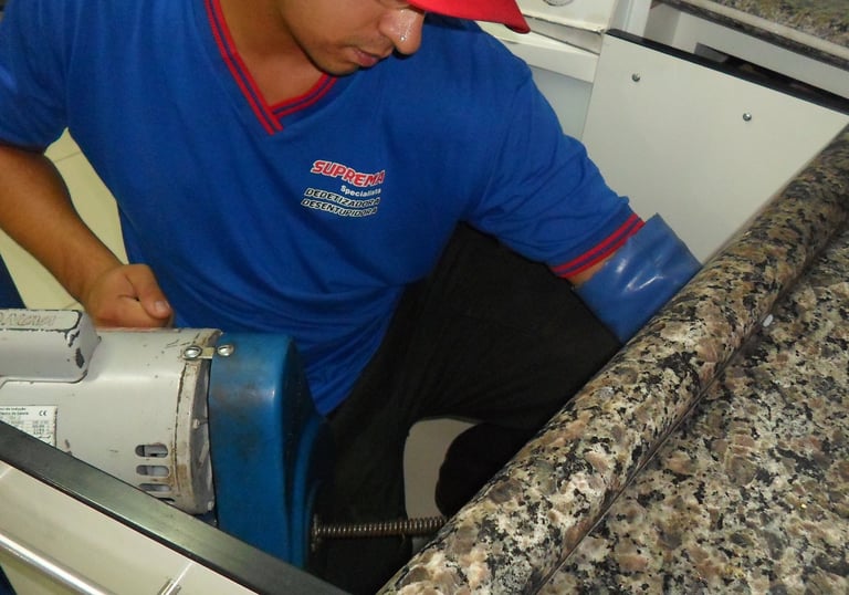 desentupimento de pia