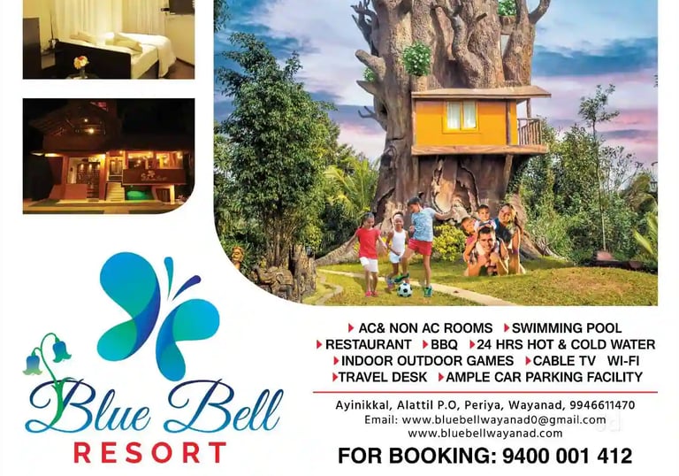 Blue Bell Resort, Ayanikal, Periya- Korome road, Manathavady, Wayanad
