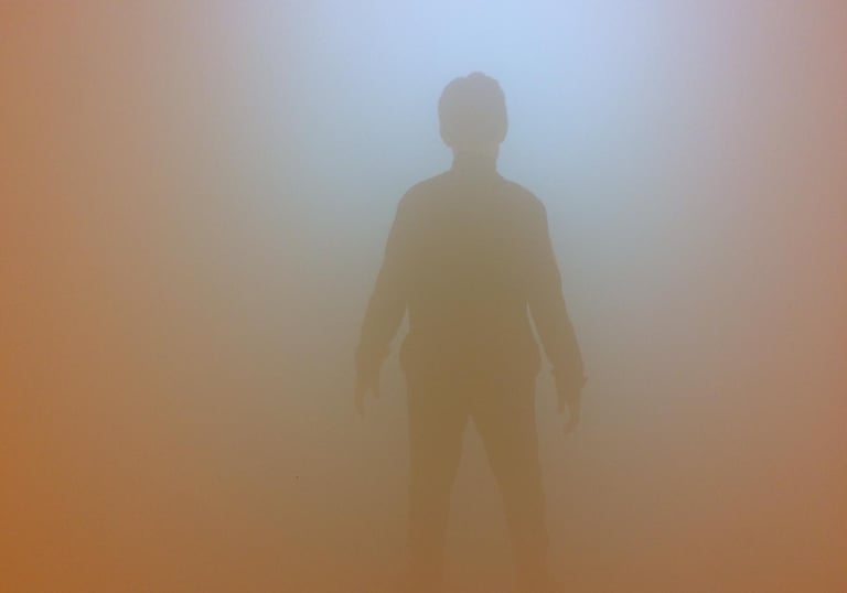 Boy in the fog, Tate Modern