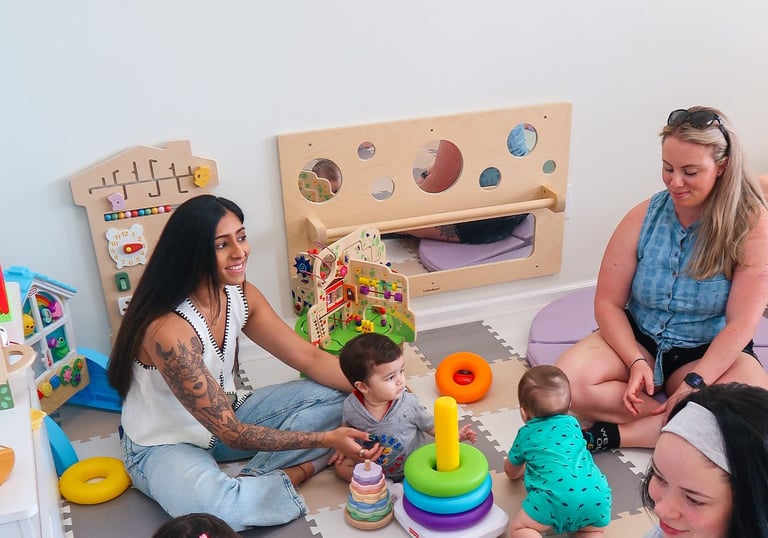 dedicated toddler play area