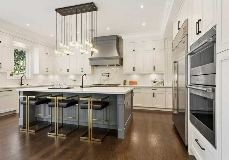 Interior picture of a kitchen in a modern home in Toronto
