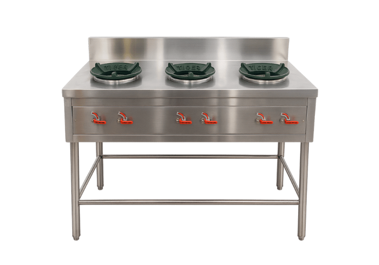 Thai Stove 3 Burners เตาไทย 3 หัว KB-5 สแตนเลส 304 Made to Order