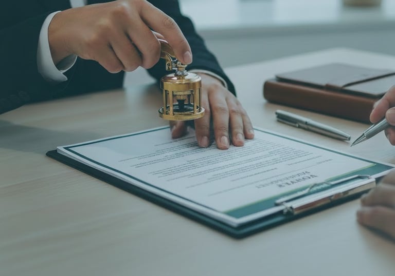 Servicio de notaría y apostilla en MigratFin Solutions