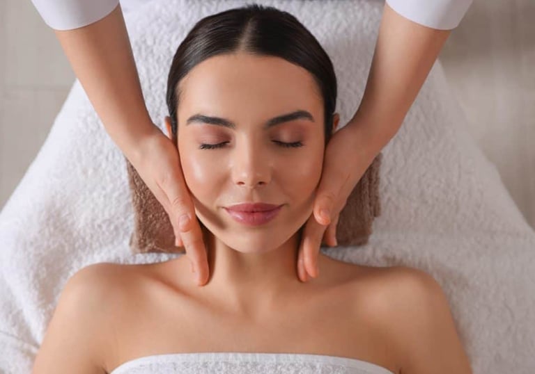 Skincare specialist providing customized facial services