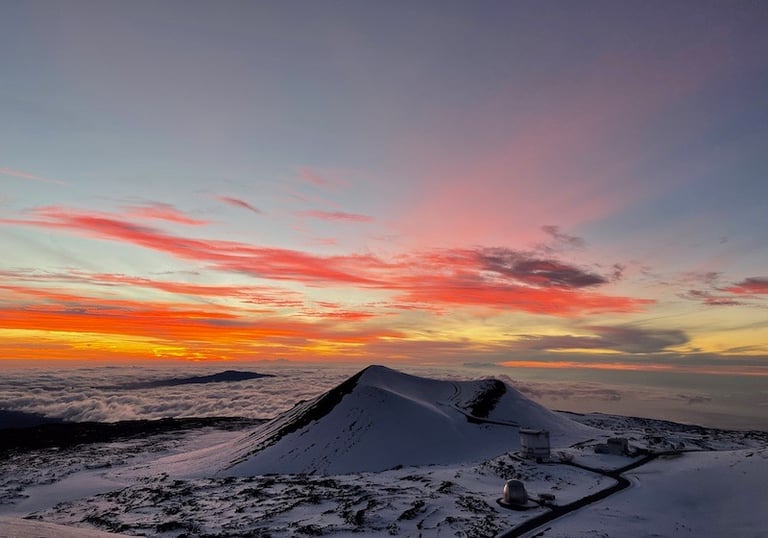 Mauna Kea Hawai'i Big Island Sonnenuntergang Annerschtwo