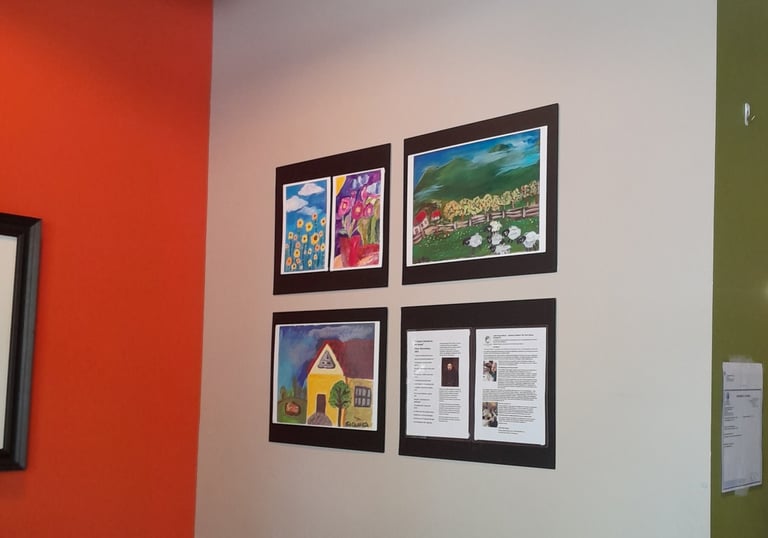 Seattle exhibition showing Ukrainian children's paintings