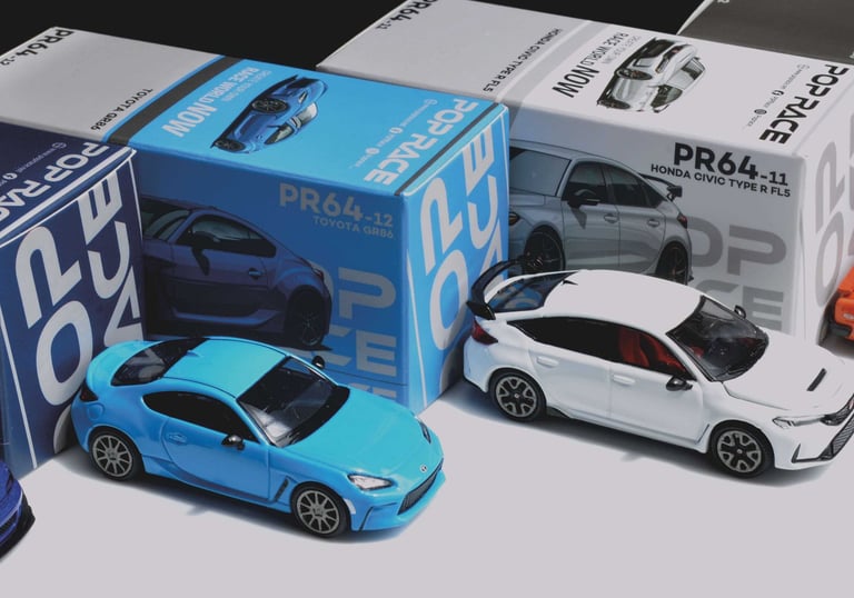 Pop Race V8 Drift, FL5 Type R, GR86 & Pandem Civic