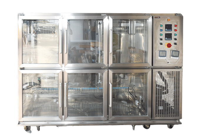 Curing Cabinet 6 Doors ตู้ทดสอบควบคุมอุณหภูมิและความชื้น 6 ประตู สแตนเลส Made to Order