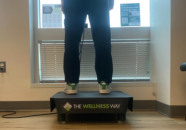 Use of other therapies offered like a Vibration massage plate