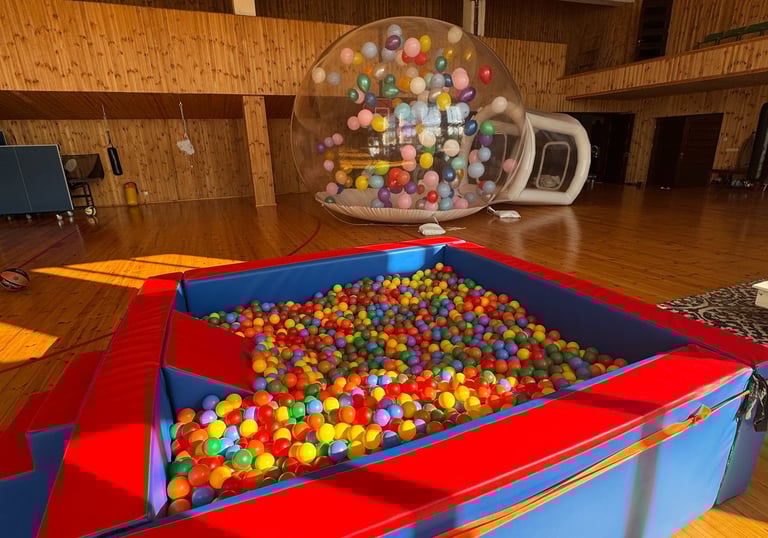 vaikisku pramogu nuoma, kamuoliuku baseinas, balionu burbulas, batutas, sventes, kitokios sventes