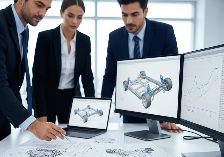 análise de simulação mecânica via software