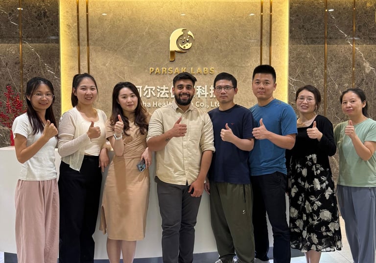 parsak labs unit ii in Zhuhai, China. premium seamless tubes manufacturer. cosmetics packaging.