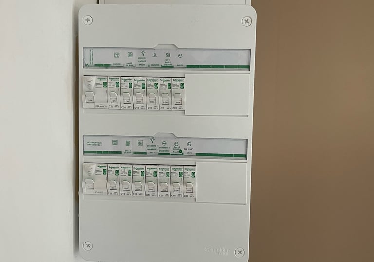 Tableau électrique aux normes NFC 15-100