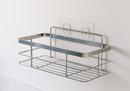 Proveedor chino de cestas adhesivas personalizadas para baño.