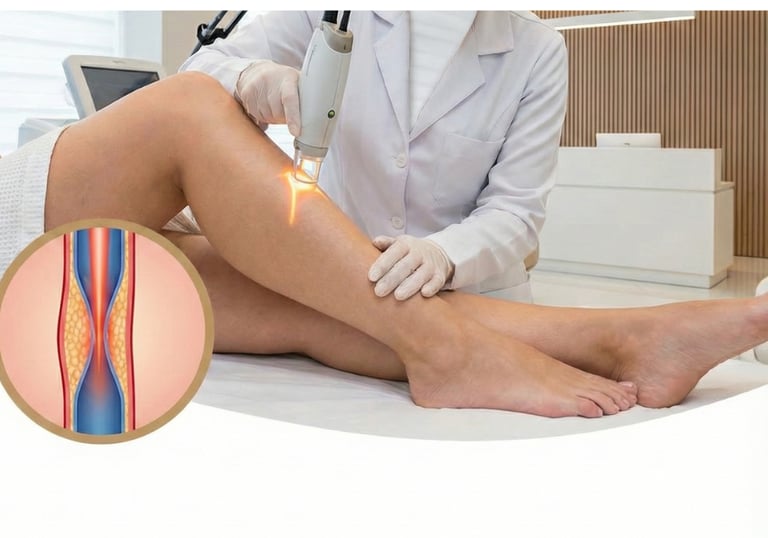 Laser para tratamento de varizes
