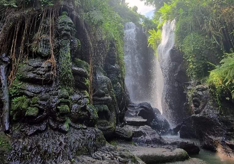 sacred waterfall