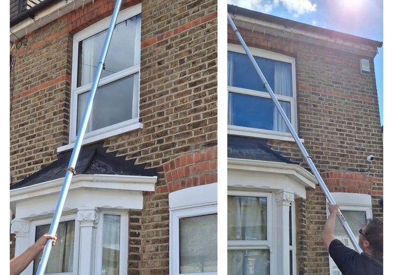 No mess gutter cleaning performed by MTGutters.co.uk