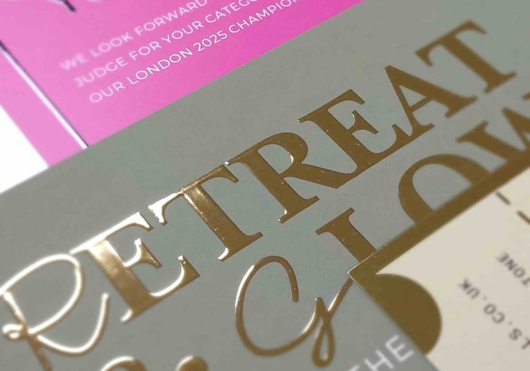 Fast turn around service for personalised print by Sketches Agency London