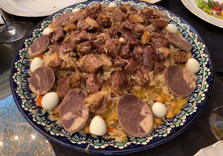 Плов Ресторан Голубые Купола Еда Ташкент