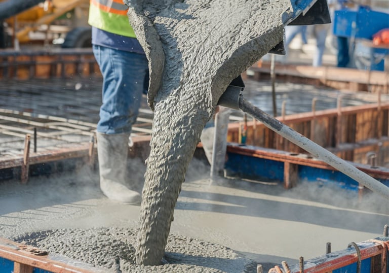 Concreto com aditivo superplastificante