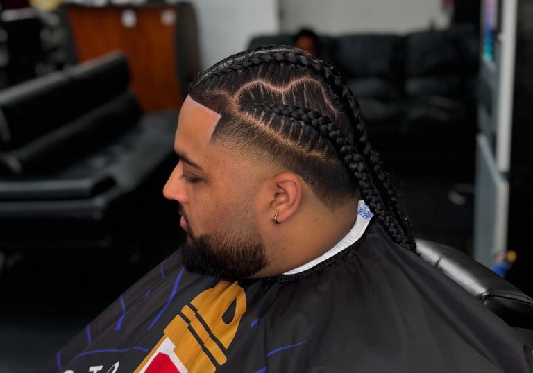 Precision fade haircut at RTB Lounge Ottawa