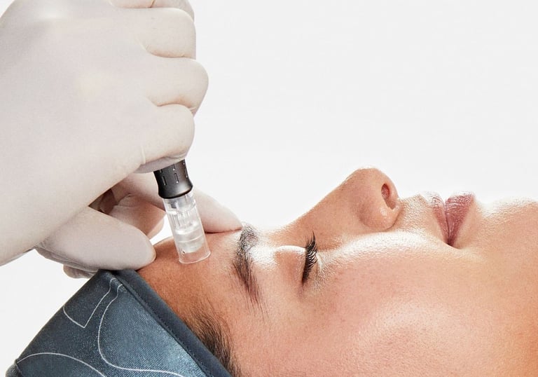 Microneedling procedure for anti-aging results