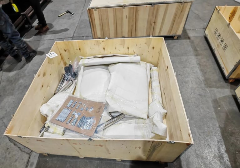 Assembly and inspection of strength machines to verify structure and functionality