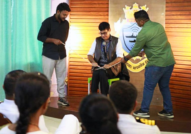 Performing live magic show for private event