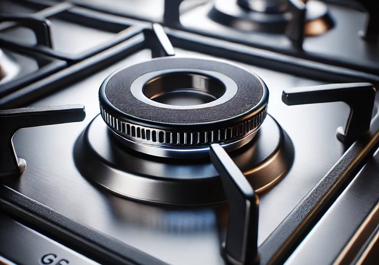 a gas stove top burner