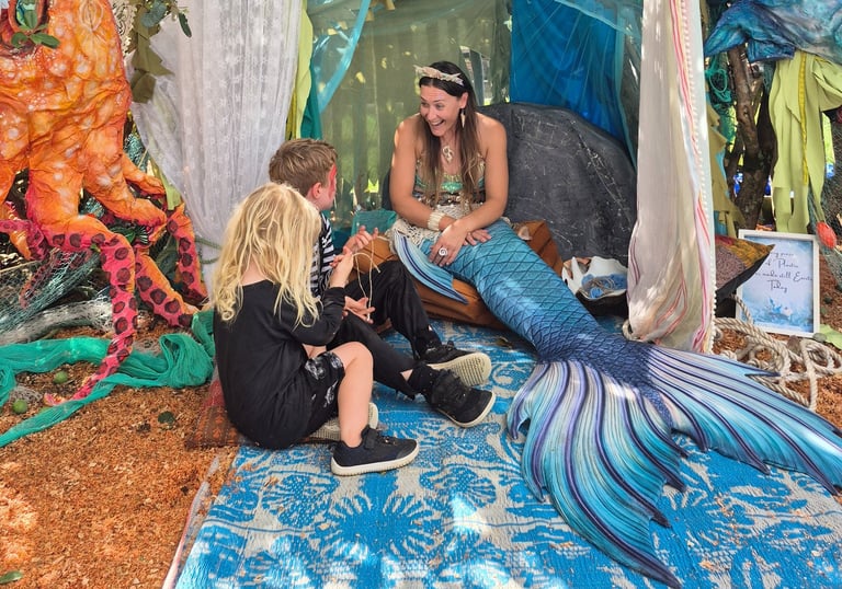 Professional Mermaid at an event
