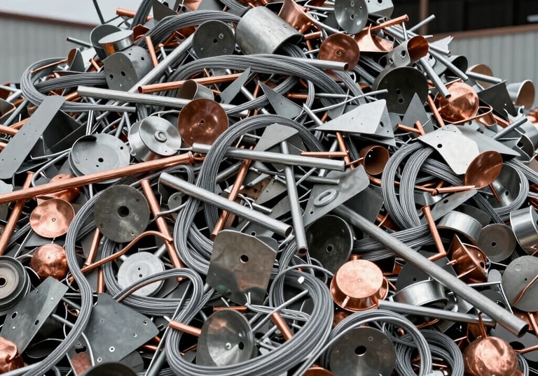 We purchase all types of copper scrap including wires, motors, and industrial waste at the best mark