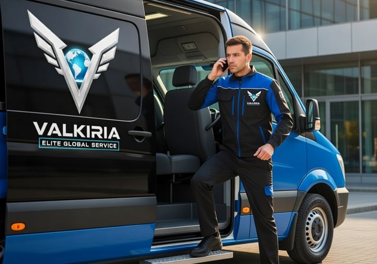 Equipo de guardia atendiendo llamada de urgencia para reparación o incidencia en comunidad de vecinos 24 horas