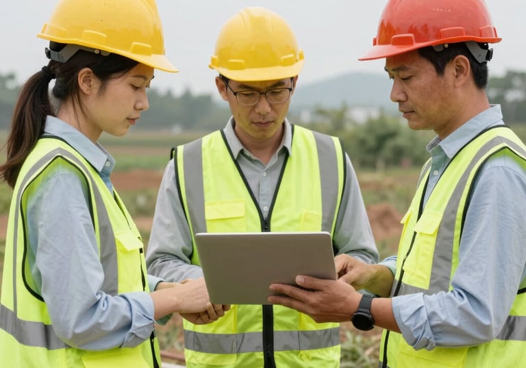 Drone flying over a dense forest capturing aerial images on a clear day.
