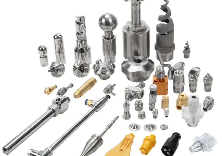 Industrial Spray Nozzles, Cone Nozzles, Flat Nozzles, Spiral Nozzles Supplier