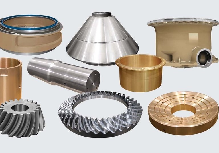 OEM Crusher Wear Parts and Liners - Mantle, Concave, Gear, Shaft, Eccentric Shaft