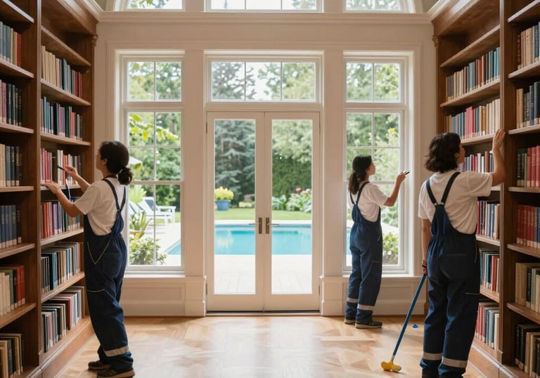 A freshly cleaned and staged living room ready for a real estate showing.