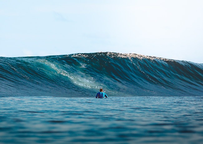 surf photography from tea bags in simeulue