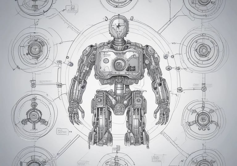 a man riding a skateboard down a street next to tall buildings