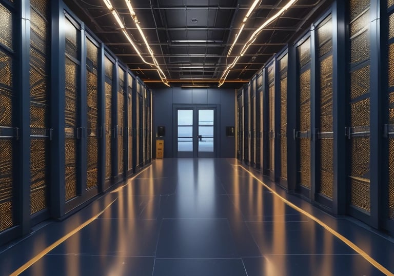 a man riding a skateboard down a street next to tall buildings