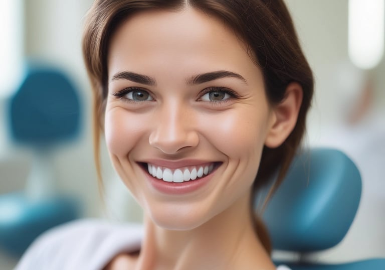 Our experienced hygienist performing a thorough dental cleaning in a cozy, inviting setting.