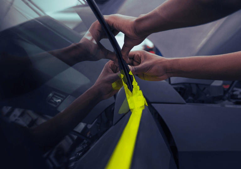 Remplacement soigné de pare-brise