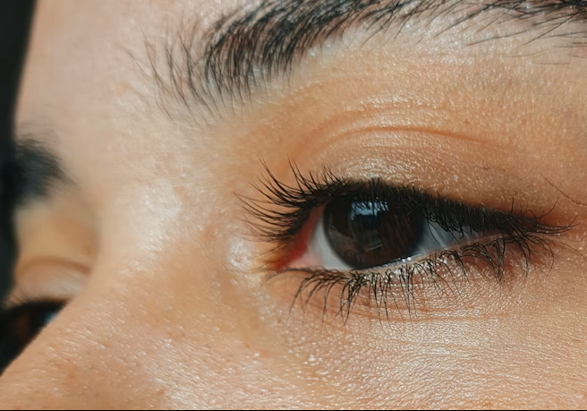 makeup artist applying evening makeup in Bradford