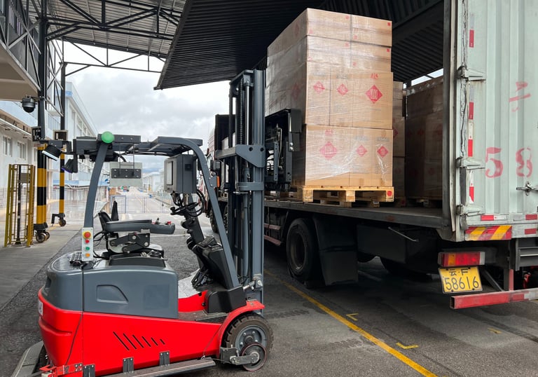 VisionNav Robotics autonomous forklift